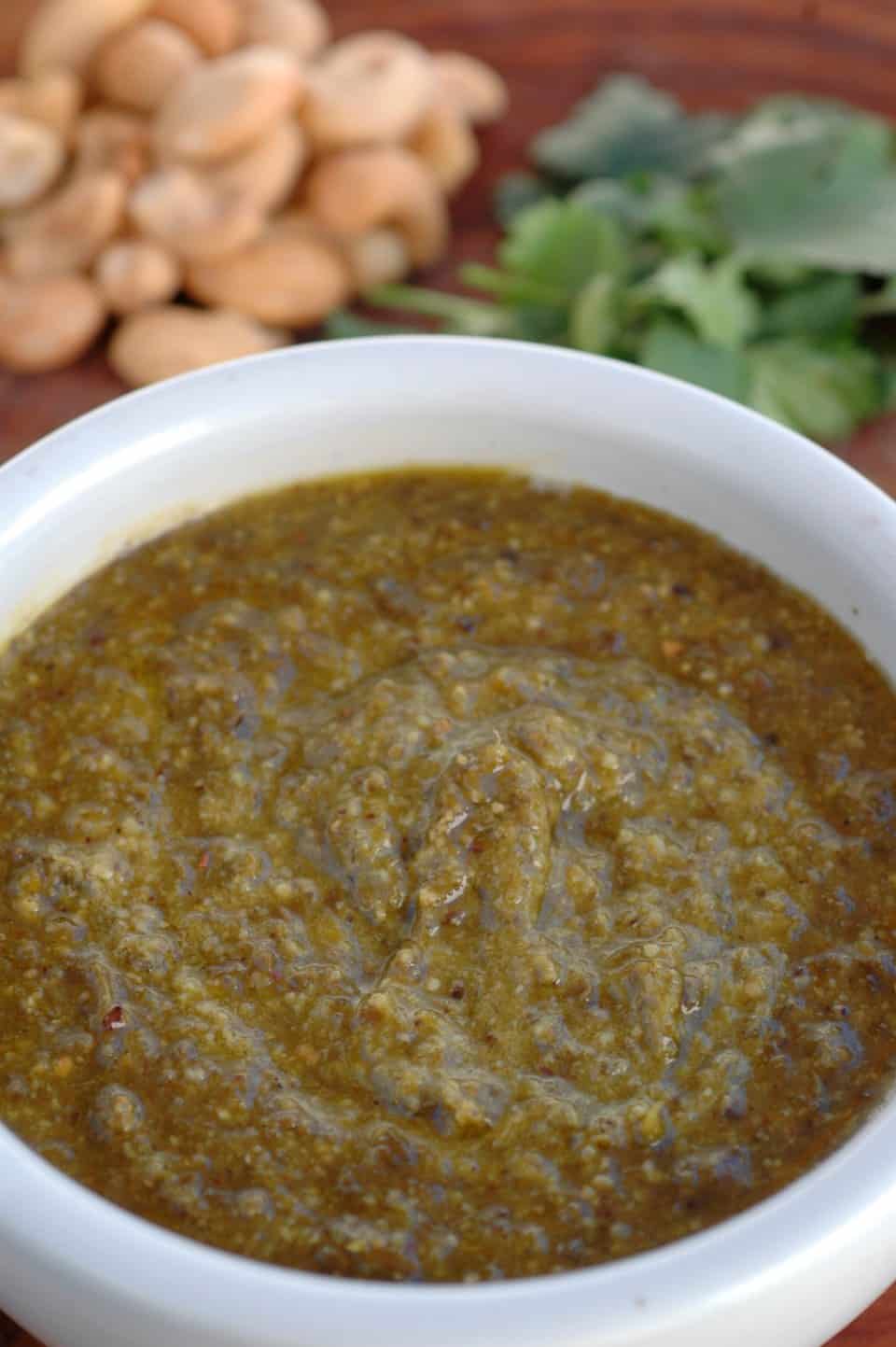 Coriander and Cashew Pesto