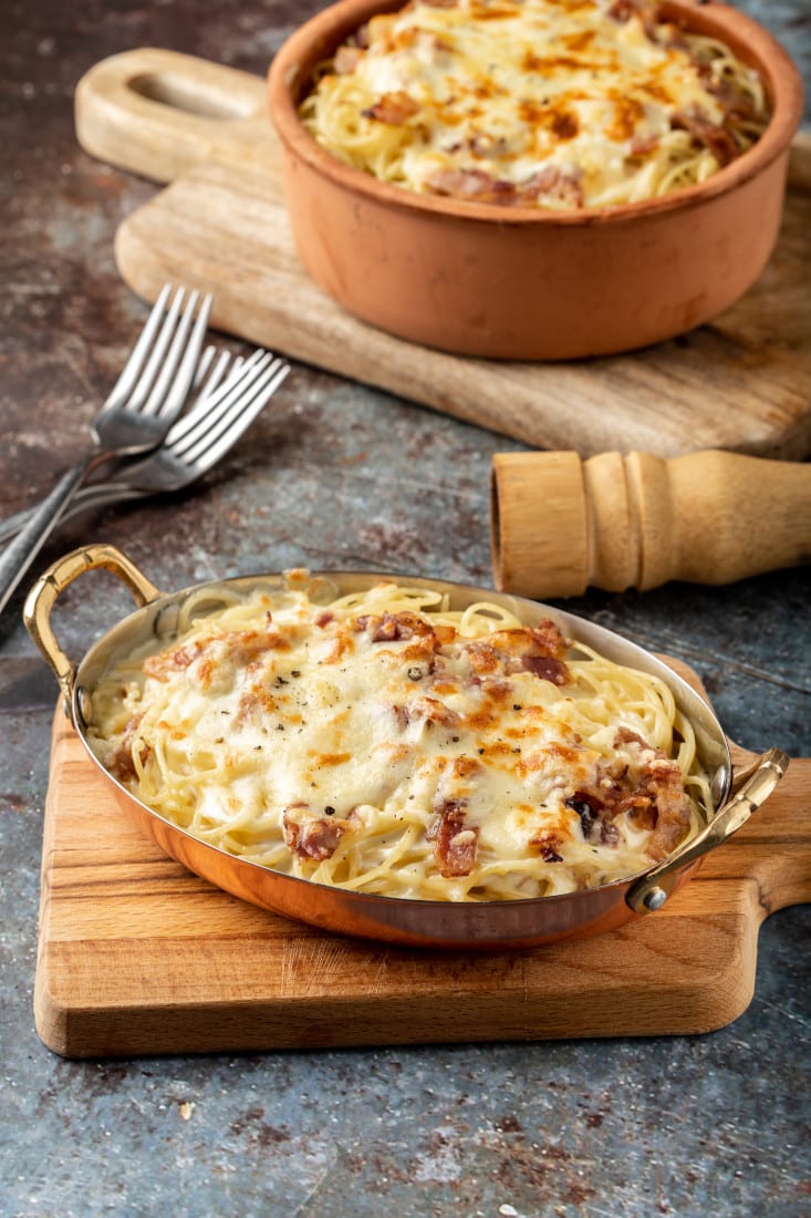 Baked Spaghetti Carbonara