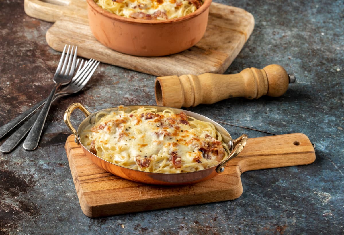 Baked Spaghetti Carbonara