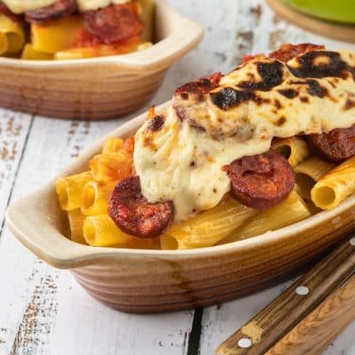 Baked Rigatoni with Village Sausage