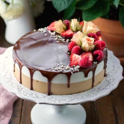 Bird's Milk Cake w Coffee