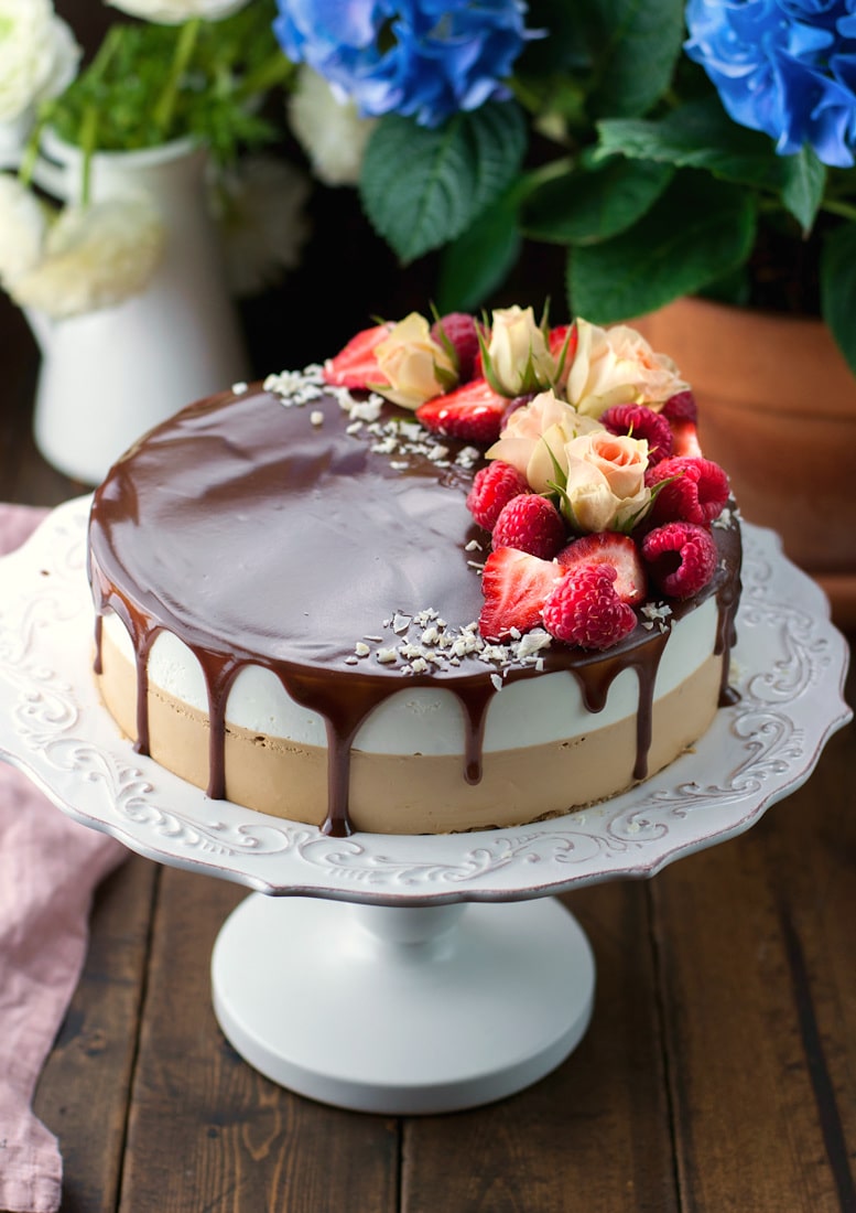 Classic Bird’s Milk Cake with Coffee (Ptashyne Moloko)
