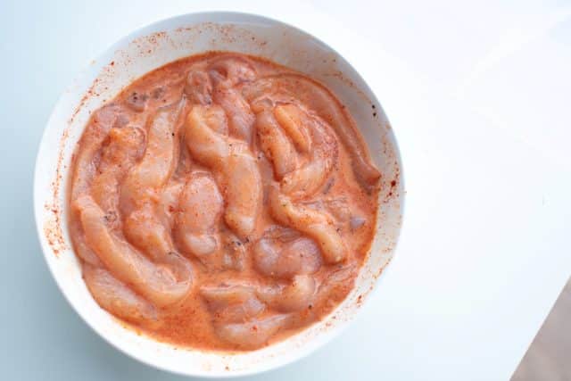Chicken Fingers with Six Dips