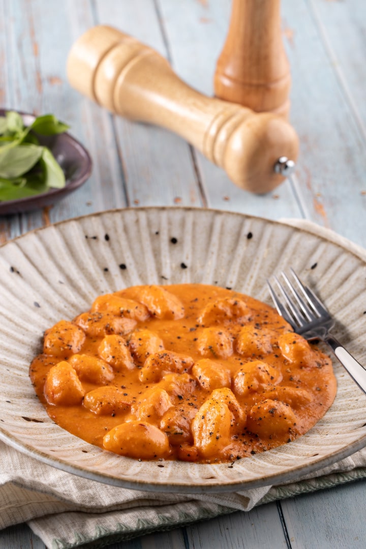 Gnocchi with Roasted Tomatoes