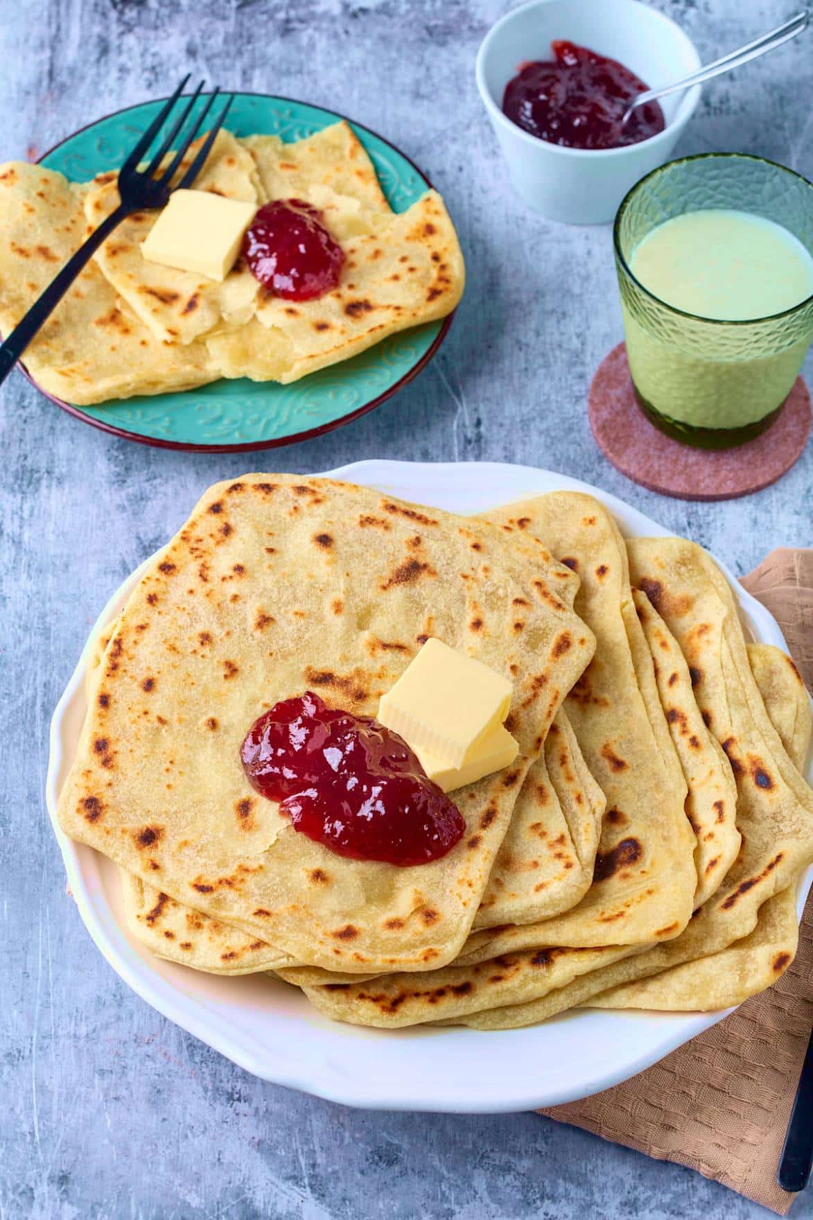 Moroccan Pancakes - Msemen