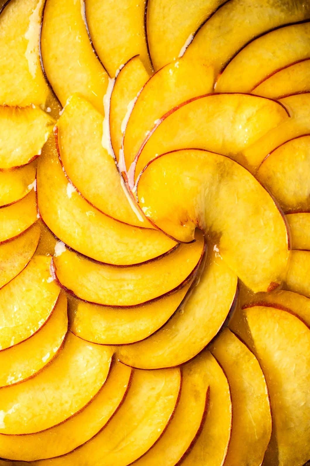Peach Tart with Walnut Crust
